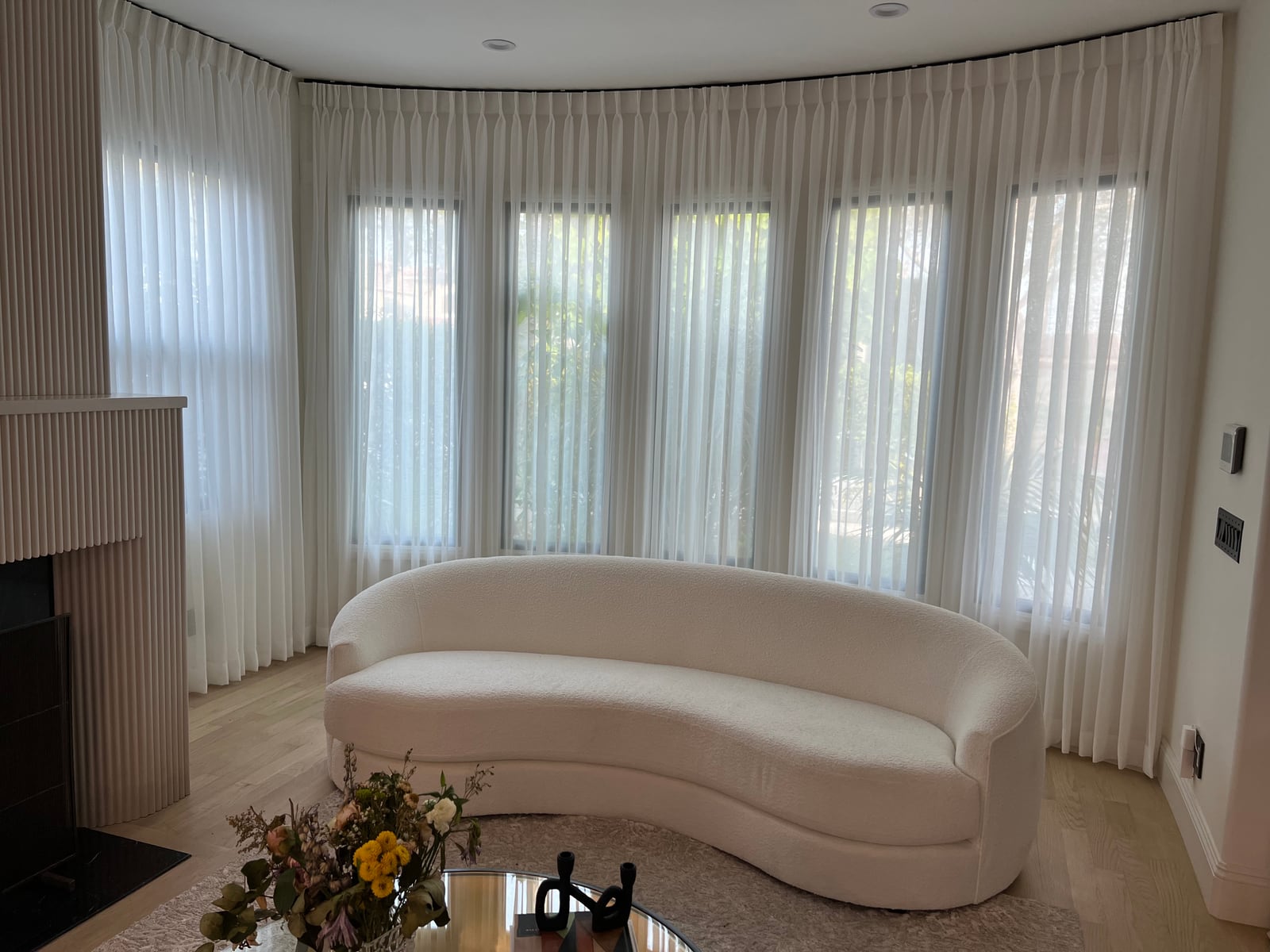 Custom window treatment by Dream Curtains