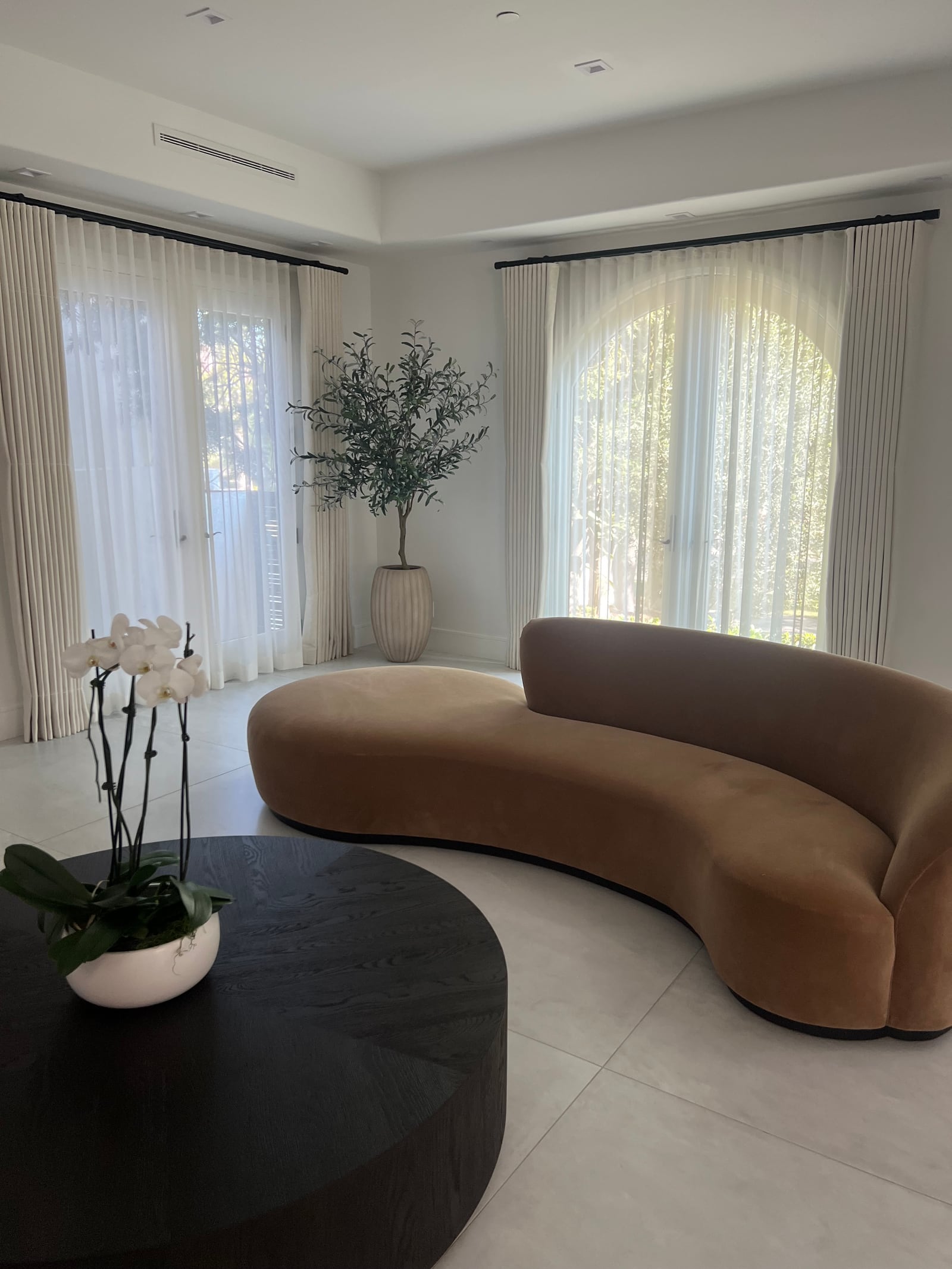 Custom window treatment by Dream Curtains