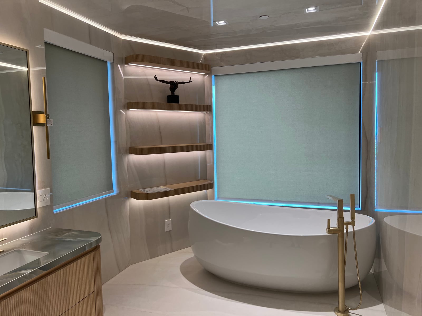 Custom window treatment by Dream Curtains