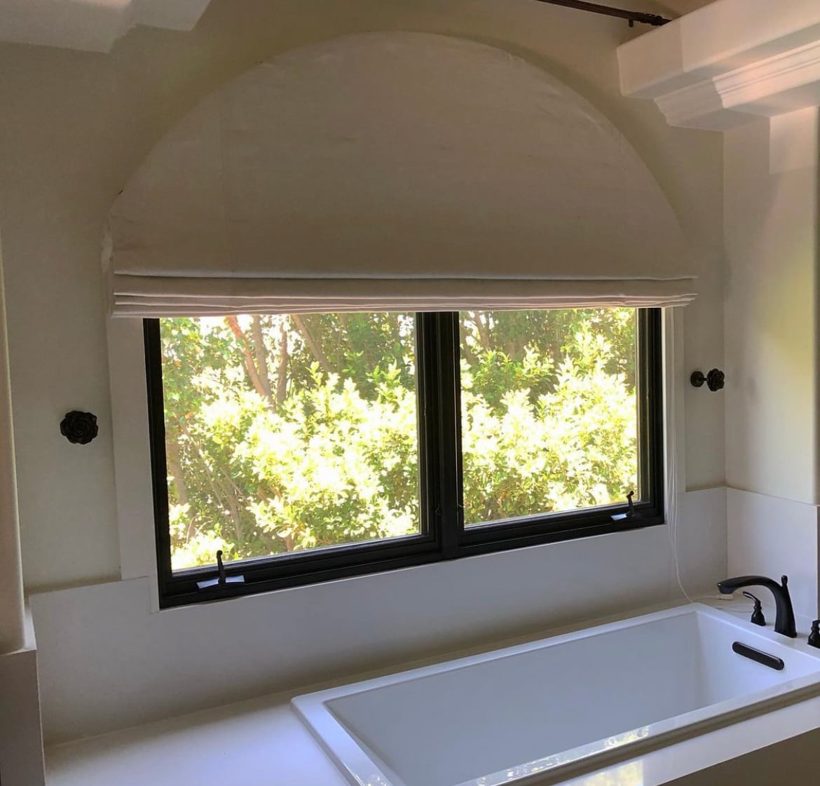 Custom window treatment by Dream Curtains