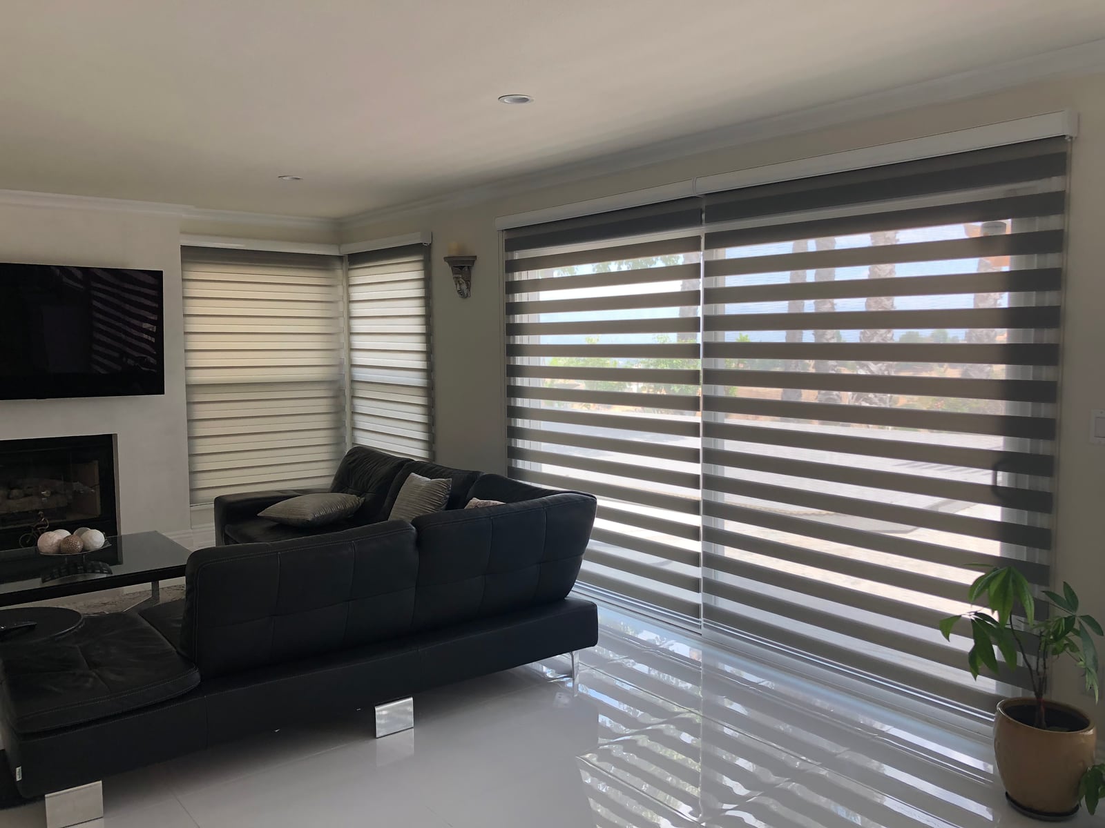 Custom window treatment by Dream Curtains