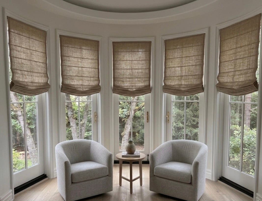 Custom window treatment by Dream Curtains
